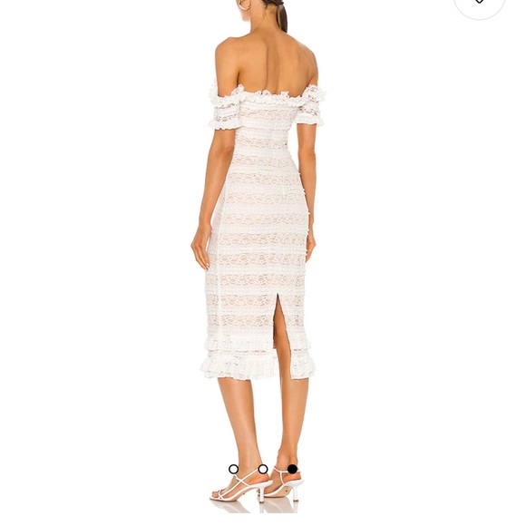 Likely Off the Shoulder Milaro Dress in Ivory Size 4 - Picture 3 of 3